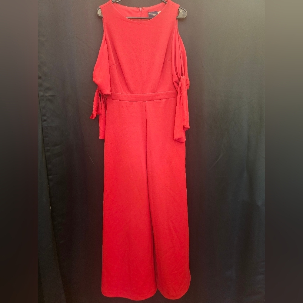 Just...Taylor red jumpsuit, weddings, vacation, date, summer, travel